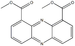 1,9-Phenazinedicarboxylic acid dimethyl ester Struktur