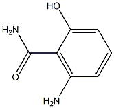 2-Hydroxy-6-aminobenzamide Struktur