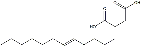 7-Tetradecene-1,2-dicarboxylic acid Struktur