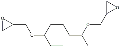 2,2'-[2,6-Octanediylbis(oxymethylene)]bis(oxirane) Struktur