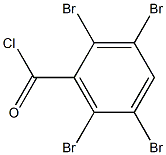 2,3,5,6-Tetrabromobenzoic acid chloride Struktur