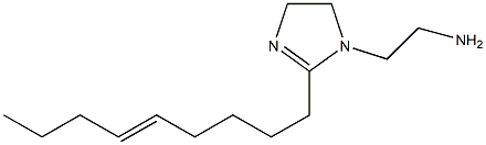 1-(2-Aminoethyl)-2-(5-nonenyl)-2-imidazoline Struktur