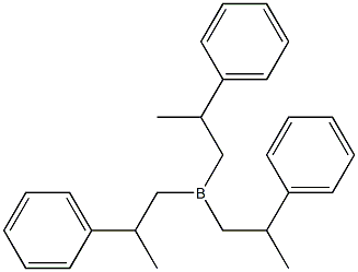 Tris(2-phenylpropyl)borane Struktur