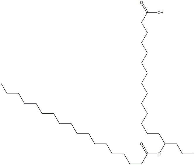 15-Octadecanoyloxyoctadecanoic acid Struktur