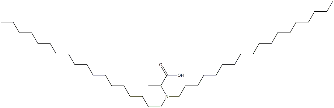 2-(Dioctadecylamino)propanoic acid Struktur