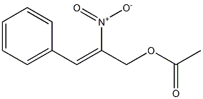 1-Phenyl-2-nitro-3-acetoxy-1-propene Struktur