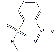 N,N-Dimethyl-o-nitrobenzenesulfonamide Struktur