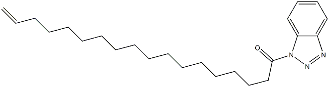 1-(17-Octadecenoyl)-1H-benzotriazole Struktur