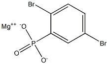 2,5-Dibromophenylphosphonic acid magnesium salt Struktur