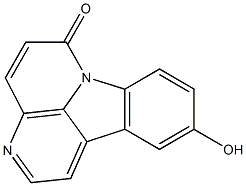 10-Hydroxy-6H-indolo[3,2,1-de][1,5]naphthyridin-6-one Struktur