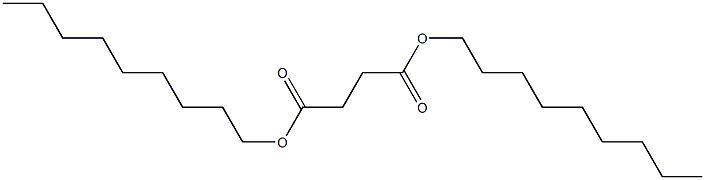 Succinic acid dinonyl ester Struktur