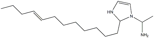 1-(1-Aminoethyl)-2-(8-dodecenyl)-4-imidazoline Struktur