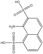 8-Amino-1,7-naphthalenedisulfonic acid Struktur