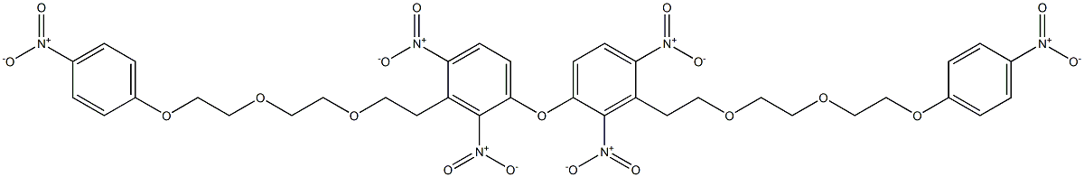 [2-[2-[2-(4-Nitrophenoxy)ethoxy]ethoxy]ethyl](2,4-dinitrophenyl) ether Struktur