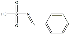 p-Methylbenzenediazosulfonic acid Struktur