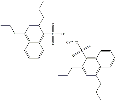 Bis(2,4-dipropyl-1-naphthalenesulfonic acid)calcium salt Struktur