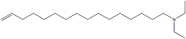 N,N-Diethyl-15-hexadecen-1-amine Struktur