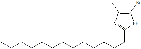 5-Bromo-4-methyl-2-tridecyl-1H-imidazole Struktur