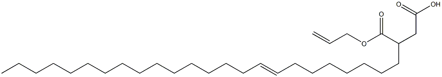 3-(8-Tetracosenyl)succinic acid 1-hydrogen 4-allyl ester Struktur