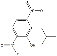 6-Isobutyl-2,5-dinitrophenol Struktur