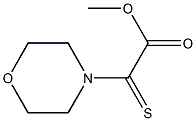 2-Morpholino-2-thioxoacetic acid methyl ester Struktur