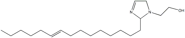 2-(9-Pentadecenyl)-3-imidazoline-1-ethanol Struktur