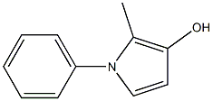 1-Phenyl-3-hydroxy-2-methyl-1H-pyrrole Struktur