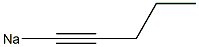 1-Pentynylsodium Struktur