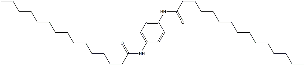 N,N'-Bis(1-oxopentadecyl)-p-phenylenediamine Struktur