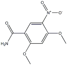 4,6-Dimethoxy-3-nitrobenzamide Struktur