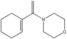 1-(1-Cyclohexenyl)-1-morpholinoethene Struktur