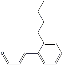 2-Butylcinnamaldehyde Struktur