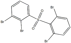 2,3-Dibromophenyl 2,6-dibromophenyl sulfone Struktur