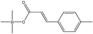 p-Methylcinnamic acid trimethylsilyl ester Struktur