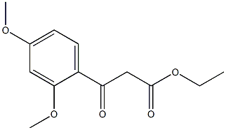 2,4-Dimethoxybenzoylacetic acid ethyl ester Struktur