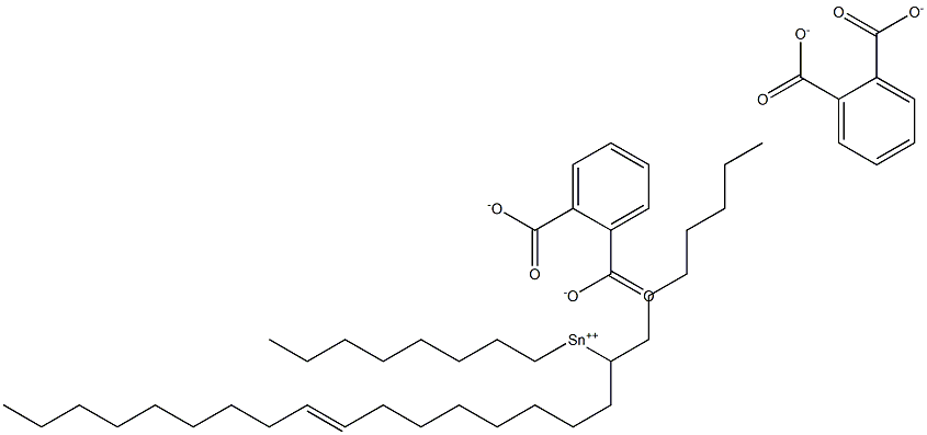 Bis[phthalic acid 1-(8-heptadecenyl)]dioctyltin(IV) salt Struktur