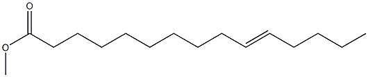 10-Pentadecenoic acid methyl ester Struktur