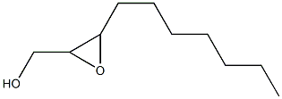 3-Heptyloxirane-2-methanol Struktur