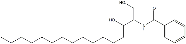 N-(1,3-Dihydroxyhexadecan-2-yl)benzamide Struktur