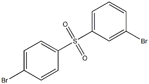 3-Bromophenyl 4-bromophenyl sulfone Struktur