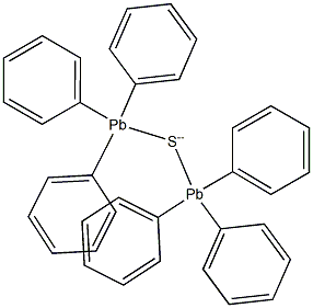 Bis(triphenylplumbyl) sulfide Struktur