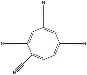 Cyclooctatetraene-1,3,5,8-tetracarbonitrile Struktur