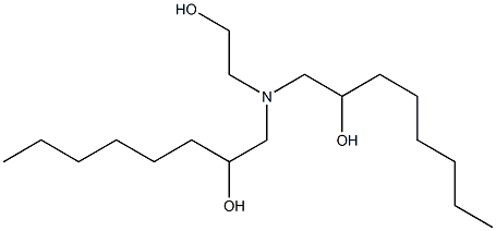 1,1'-[(2-Hydroxyethyl)imino]bis(2-octanol) Struktur