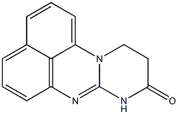 10,11-Dihydropyrimido[1,2-a]perimidin-9(8H)-one Struktur