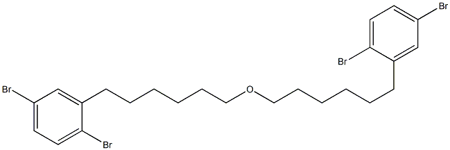 2,5-Dibromophenylhexyl ether Struktur