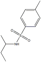 N-sec-Butyl-p-toluenesulfonamide Struktur