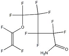 2,2,3,3,4,4,5,5-Octafluoro-5-(1,2,2-trifluorovinyloxy)valeramide Struktur