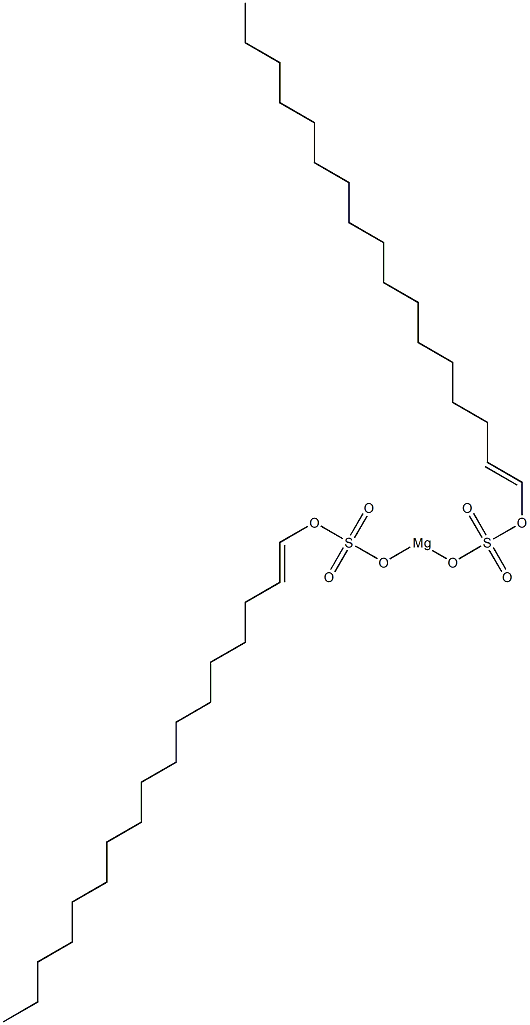 Bis[(1-heptadecenyl)oxysulfonyloxy]magnesium Struktur