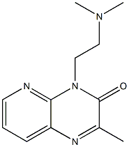 4-[2-(Dimethylamino)ethyl]-2-methylpyrido[2,3-b]pyrazin-3(4H)-one Struktur