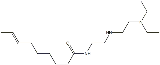 N-[2-[2-(Diethylamino)ethylamino]ethyl]-7-nonenamide Struktur